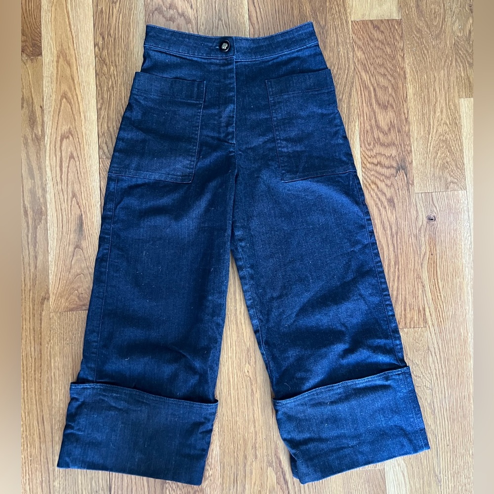 Kate Spade Indigo Denim culottes size 2